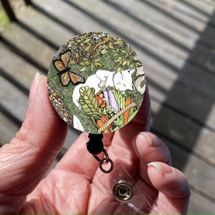 Wholesale Lazy Garden Days Retractable Badge Reel / Lanyard for