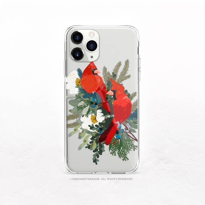 iPhone Christmas Cardinals Case for wholesale by Onesweetorange