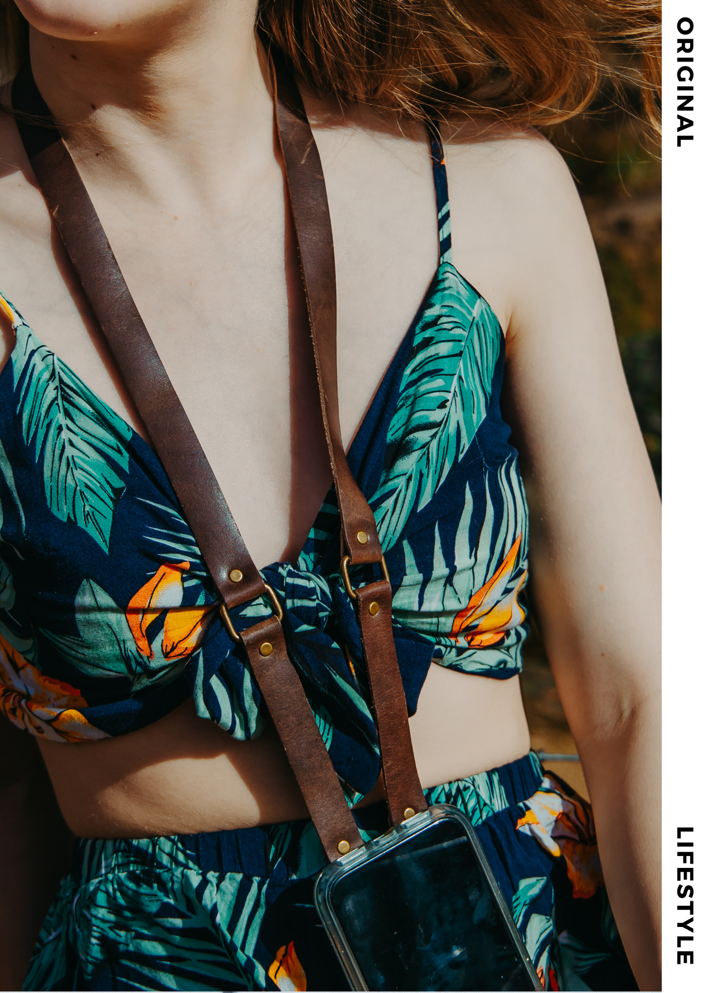 Clutch Creations - Wholesale Phonecase Strap - Brown Leather Detachable Original Lanyard Phone Strap1