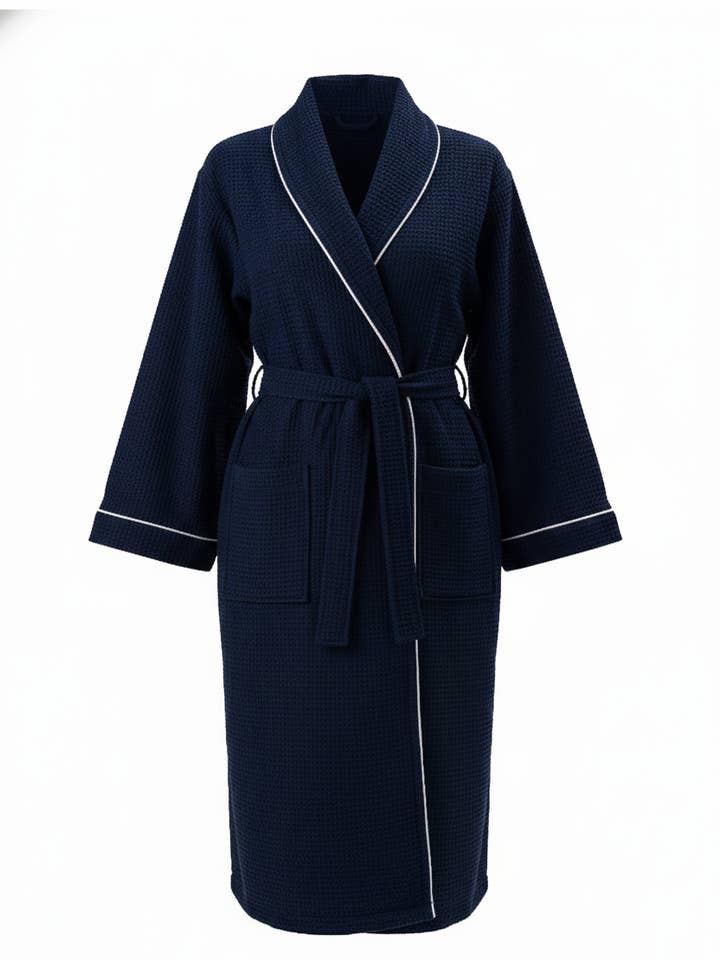 Naturelia Waffle Bath Robe Set for wholesale by SOLMIA HOME