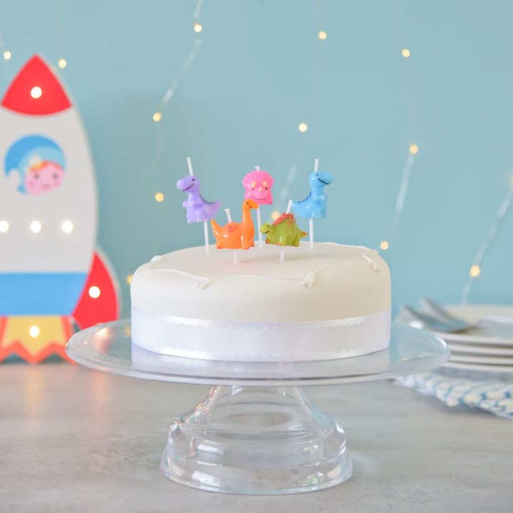 Smiling Faces – wholesale Cake candle – Dinosaur Cake Candles
