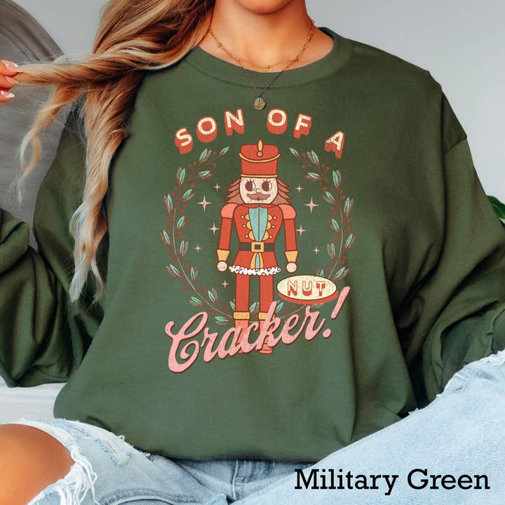 Fils d'un casse-noisette T-shirt de Noël à manches longues|Gildan pour la vente par Shoppe SHC