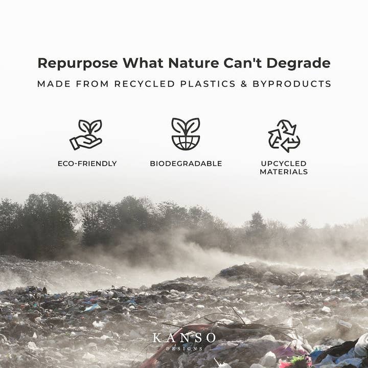 Kanso Designs - Wholesale Hanging Planter - 8" Upcycled Hanging Planters9