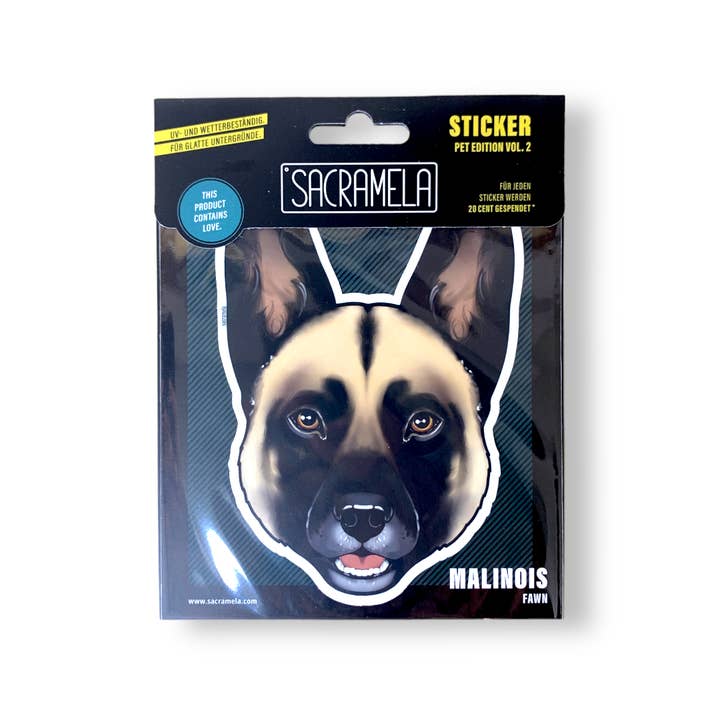 SACRAMELA - Wholesale Sticker - MALINOIS1