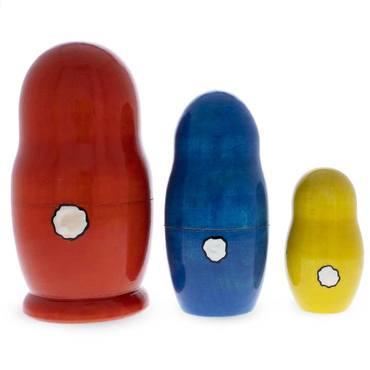 BestPysanky – wholesale Decorative figurine – Set of 3 Bunnies with Easter Eggs Nesting Dolls1