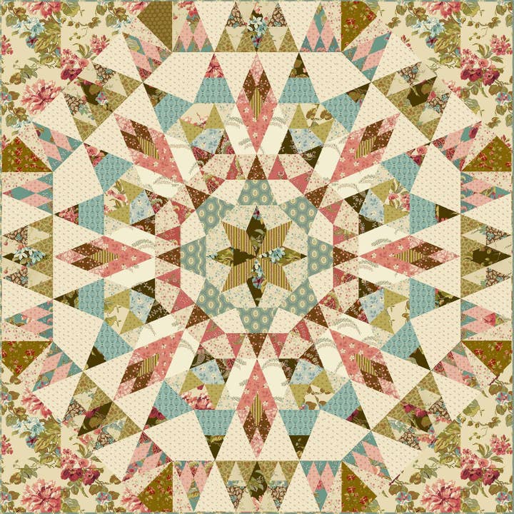 Patrón de colcha Montana para venta al por mayor de Laundry Basket Quilts