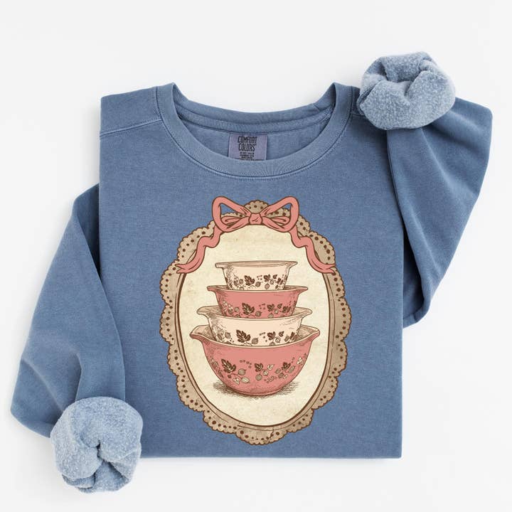 Vintage Genbrugt Pink Pyrex Skjorte, Bedstemor Core Sweater for engroshandel hos Glaime