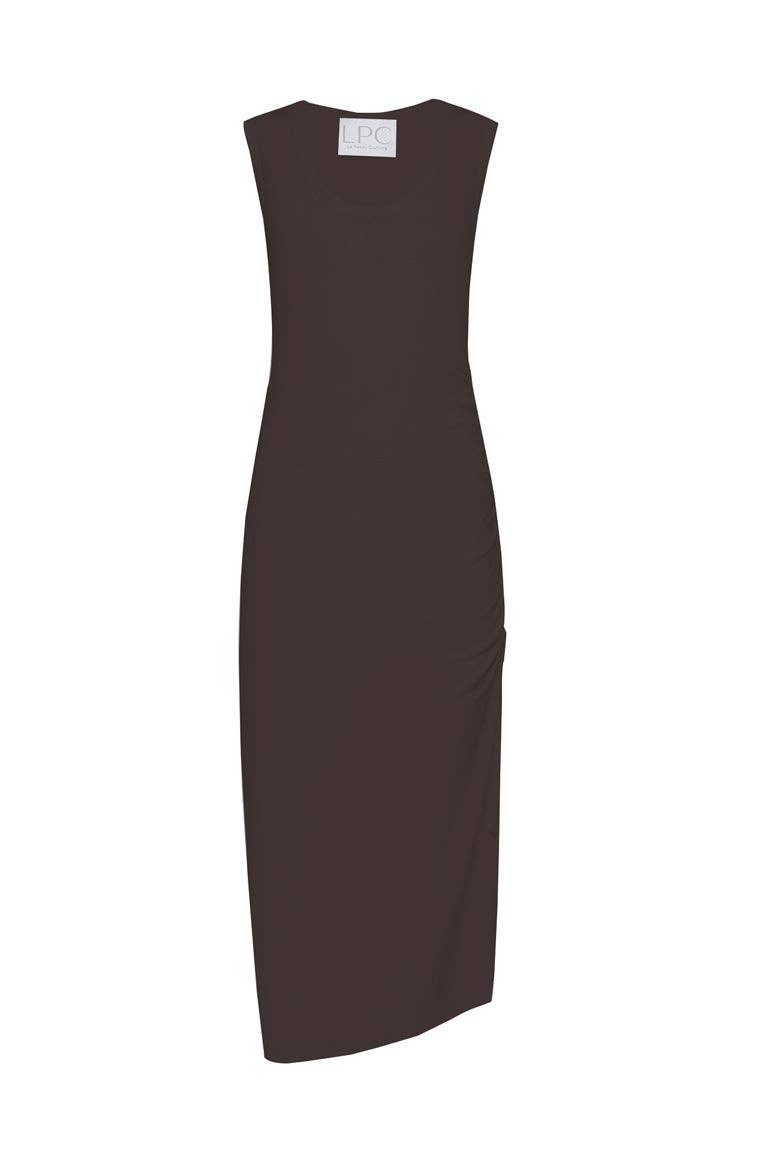 The Jessi Dress in Chocolate for wholesale on Faire