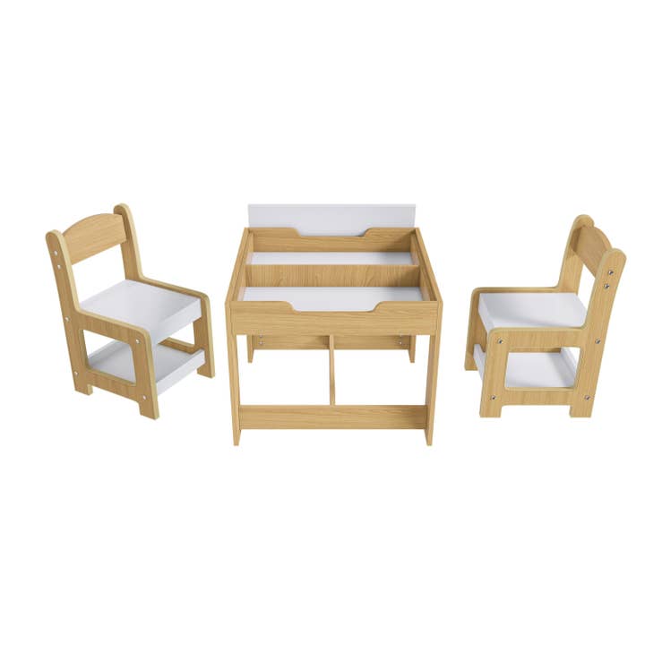39F Inc. - Wholesale Chair - Kids - 3-in-1 Kids Study Table & Chairs Set - Detachable Blackboard18