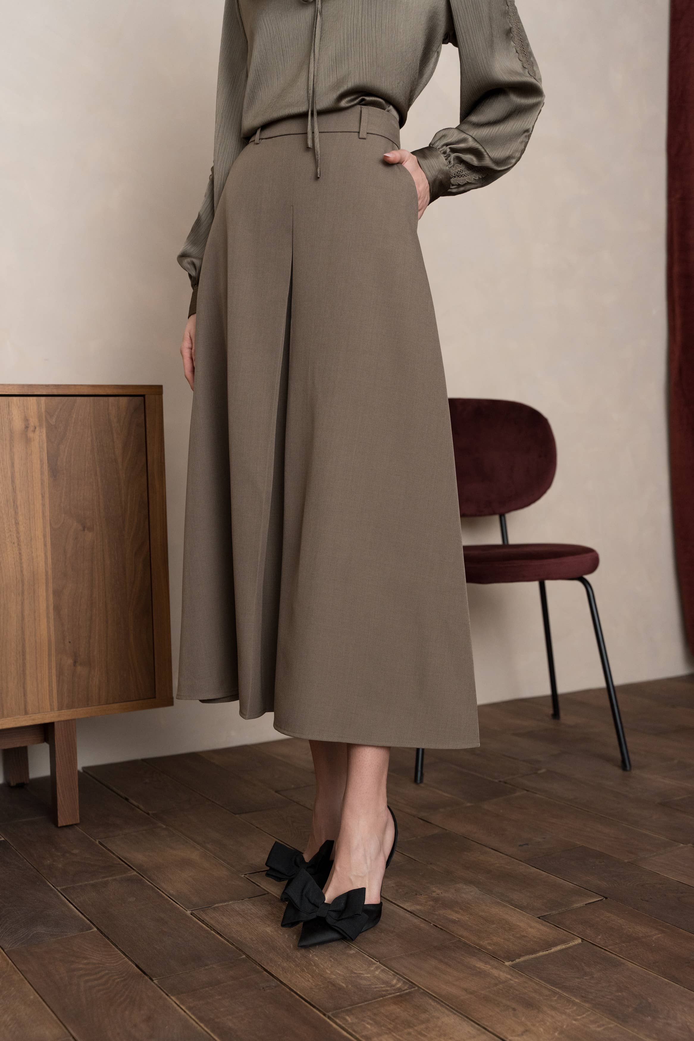 LULUMARY - Wholesale Skirt - Women's - Long skirt SK85224