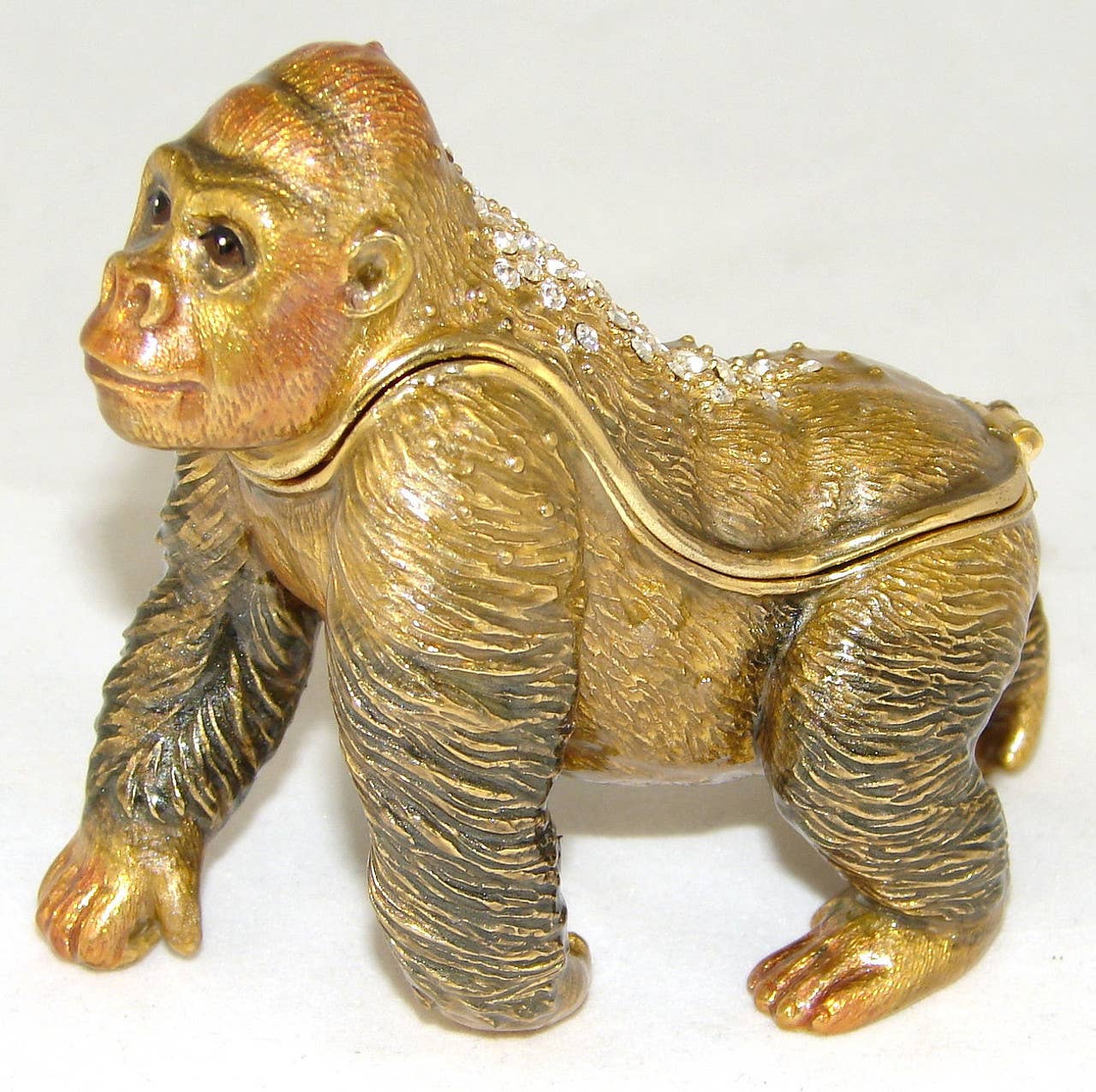 Sea Creations - Wholesale Decorative Box - Jeweled "Gorilla" Box 3"0