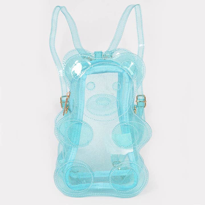 3AM BY H&D ACCESSORIES - Wholesale Backpack - Women's - Transparent Teddy Bear Backpac