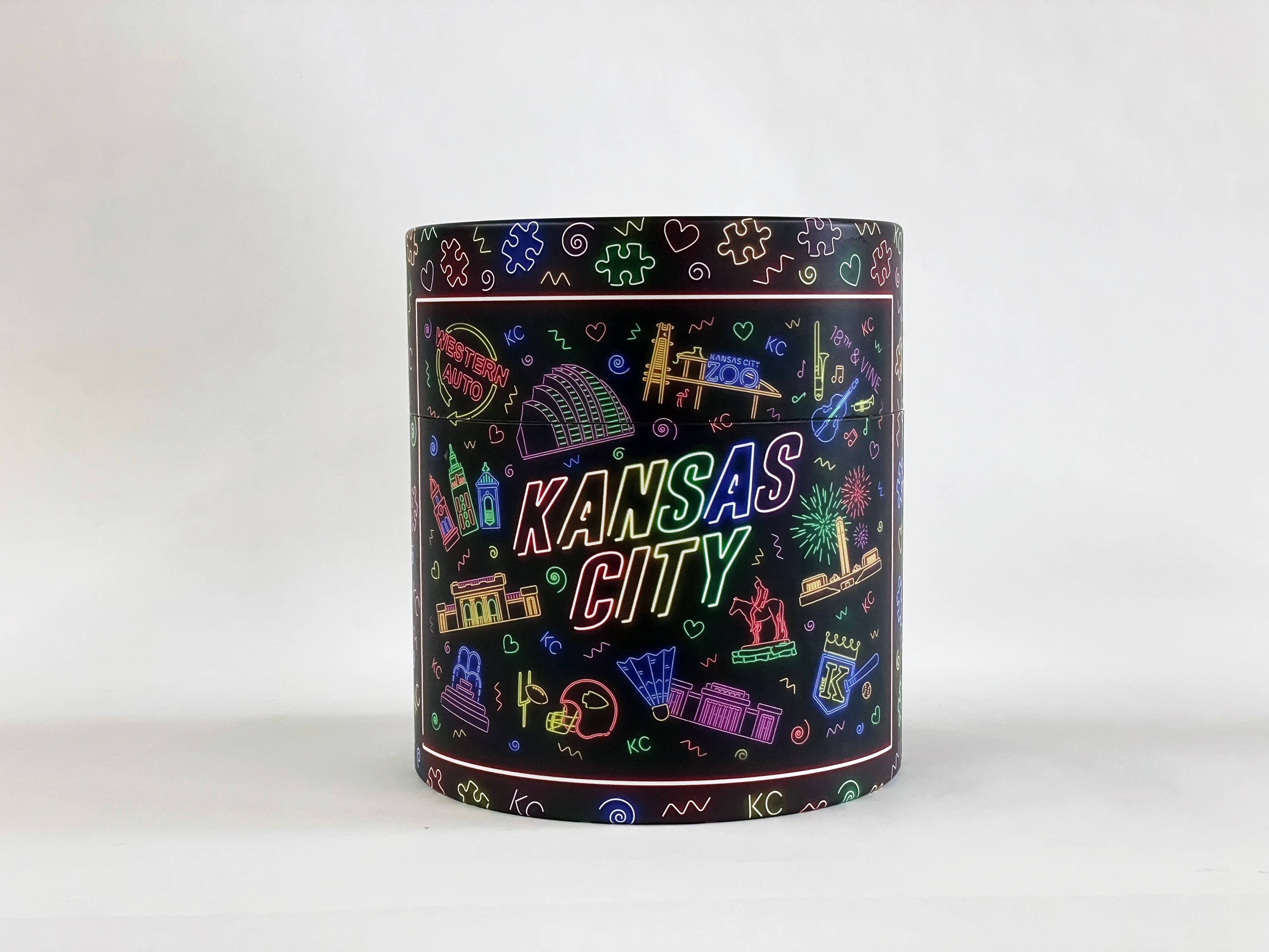 KC Labyrinth - Vente Puzzle – adulte - Kansas City Puzzle - Lumières Néon3