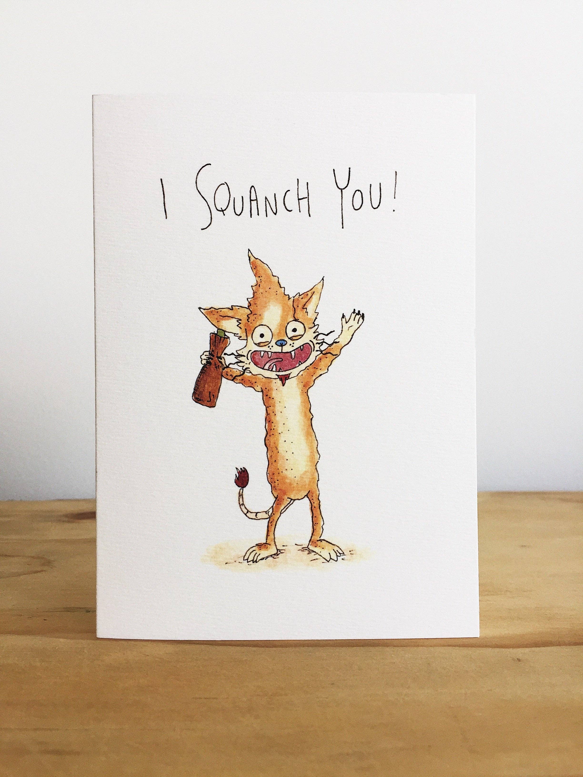 Well Drawn – wholesale Kärlekskort – Jag krossar dig!3