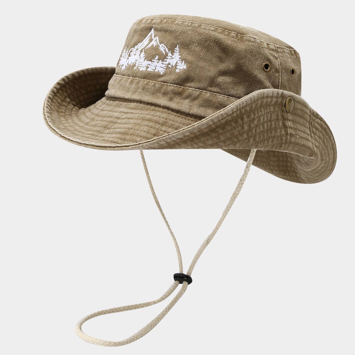 ACCITY - Wholesale Bucket Hat - Unisex - Vintage Wide Brim Sun Hat for Hiking & Camping_CWAH38871