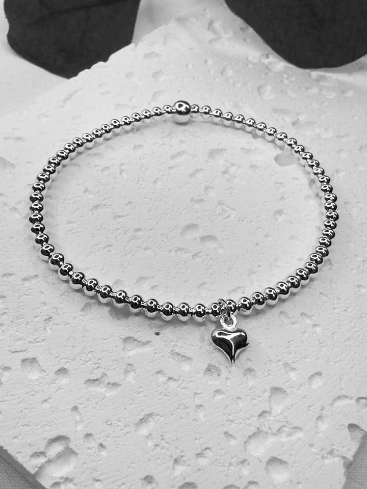 Zilververguld hartarmband voor wholesale door Beautiful Keepsake Studio