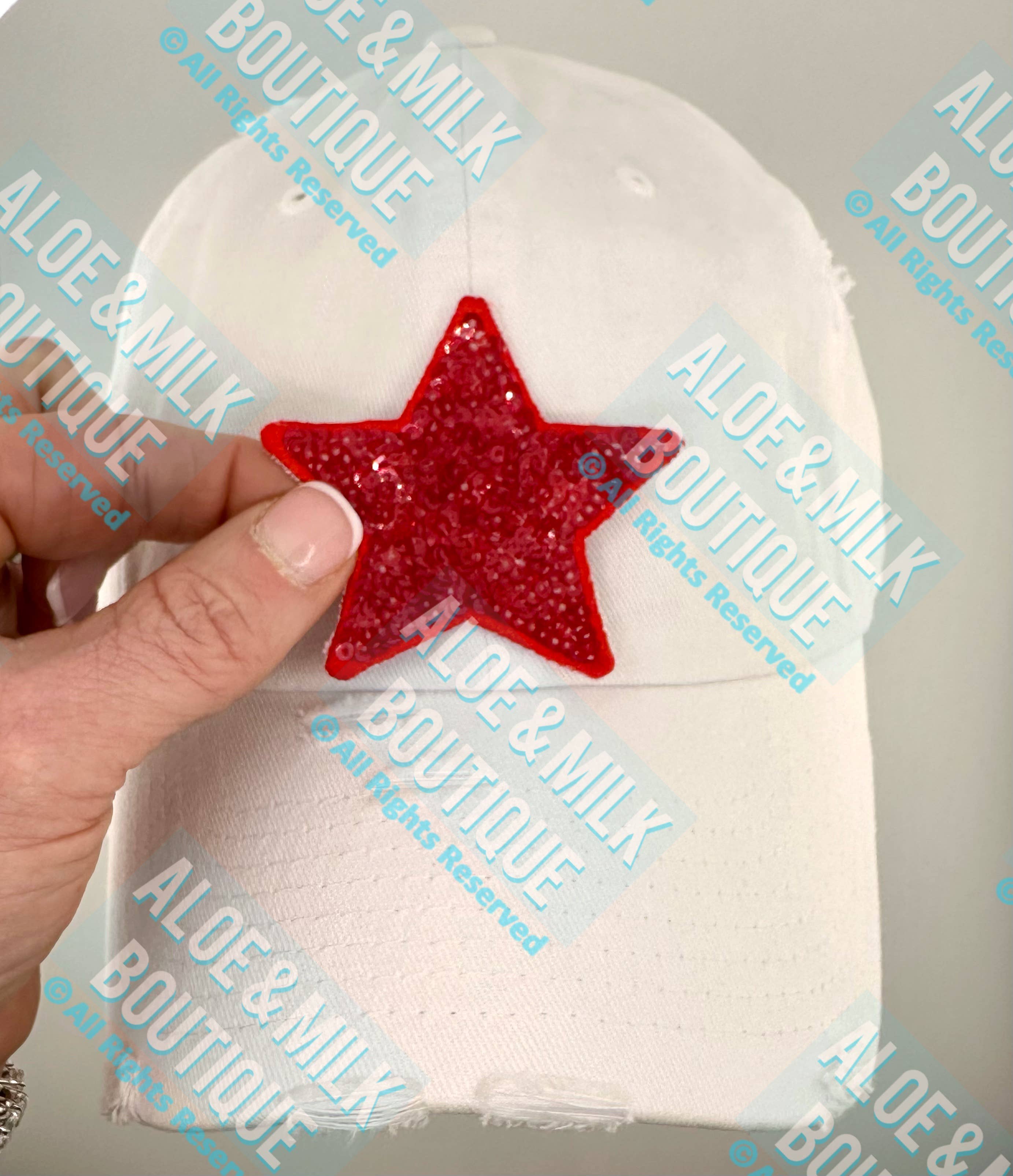 Aloe and Milk Boutique - Wholesale Patch - New Sequin Star Small, sequin star patch, cheer patch4