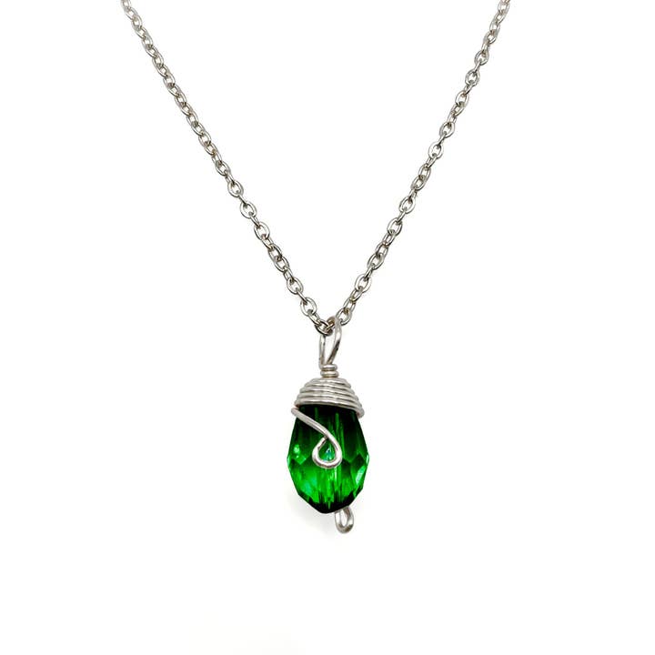 Alegria Accessories Inc. - Wholesale Pendant/Charm Necklace - Silver Birthstone necklace4
