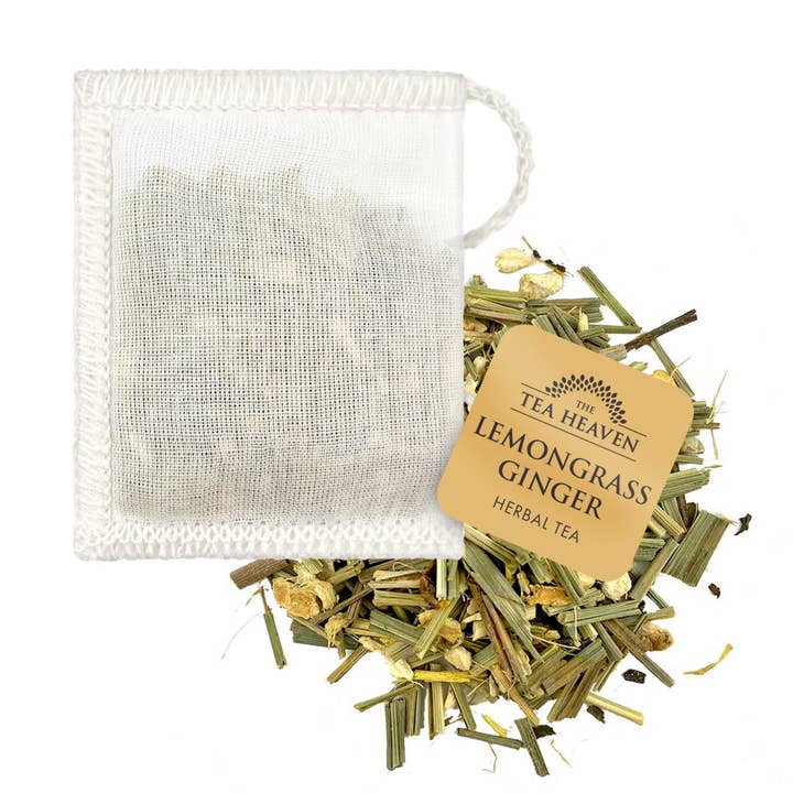 The Tea Heaven - Wholesale Tea Bags - Lemongrass Ginger Mini Tea Bag Canister1