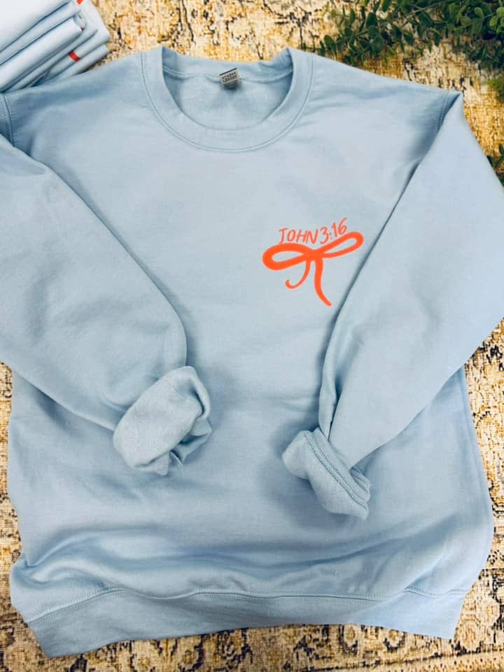 Small Town Society Apparel Co. - Wholesale Graphic Sweatshirt - Women's - You Are So Loved | Light Blue | Sweatshirt