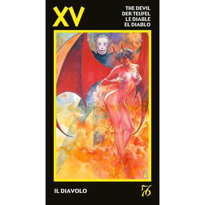 Cardshouse – wholesale Tarot-kort – Manara erotisk mini tarotkort Lo Scarabeo4