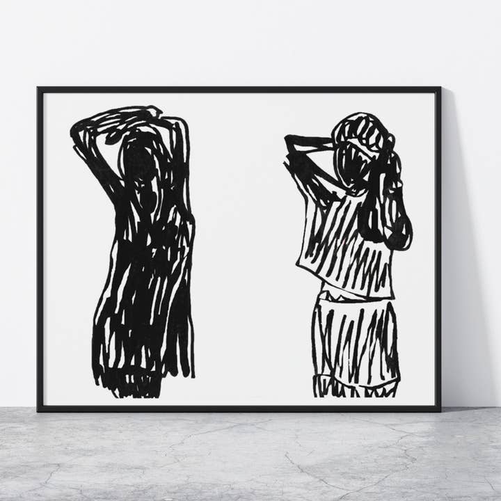 Dancing Ladies 8x10 Print for wholesale by Spooksvilla