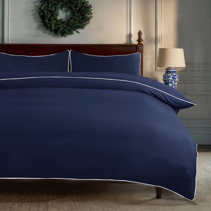 Cotton Passion – wholesale Bedding set – Duvet Cover Set Luxury Piping Ultra Soft Duvet Comforter Set19