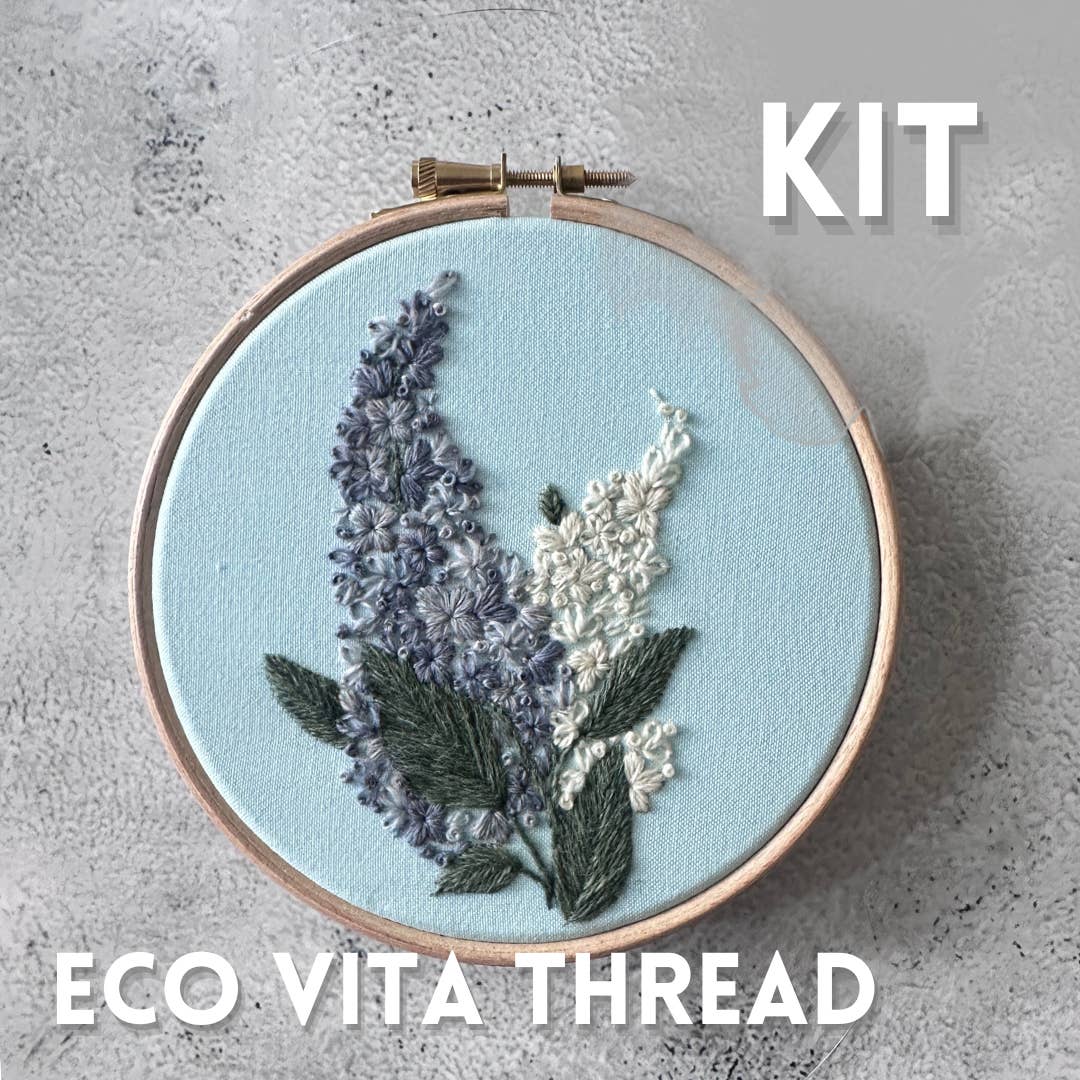 Nest Embirdery - Wholesale Embroidery/Cross Stitch Supplies - May Flowers Eco Vita Kit