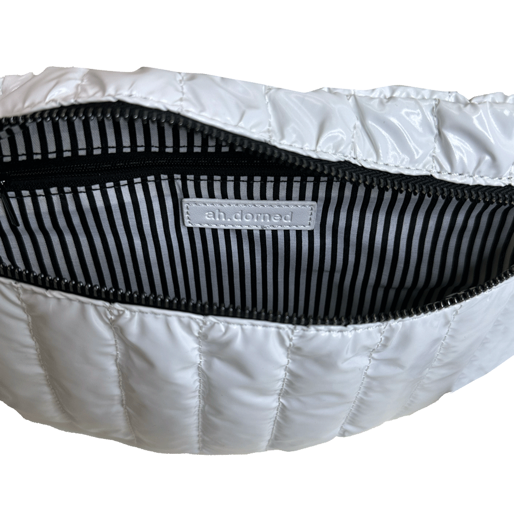 AHDORNED - Wholesale Belt Bag - Women's - Reese Quilted Sling/Waist Bag w/Black Resin Chain & 2" Solid12