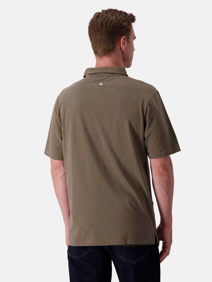 COLOURS & SONS – Großhandel Poloshirt – Herren – Poloshirt Slub - Olive