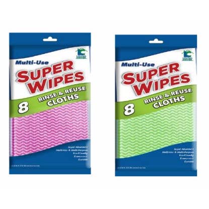 Living Concepts - Wholesale Dishcloth - Super Wipes 8 CT1