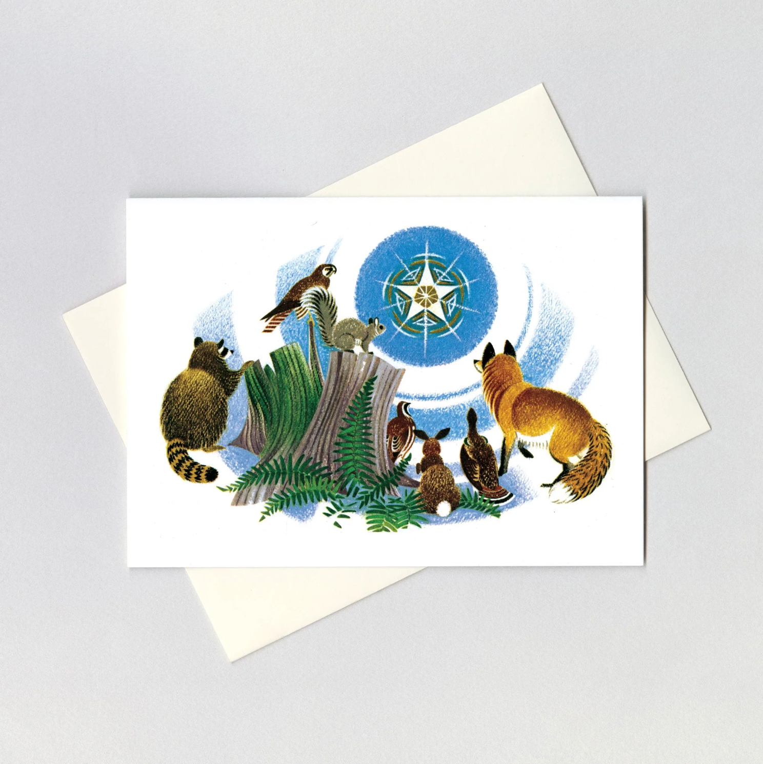 Laughing Elephant – postal de Natal por atacado – Feliz de meados do século — Pacote de cartões de Natal4