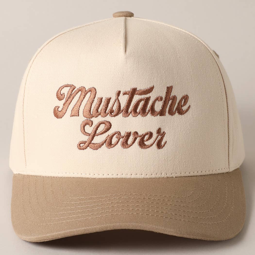 Fashion City – wholesale Trucker hat – Unisex – Mustache Lover Two Tone Trucker Hat0
