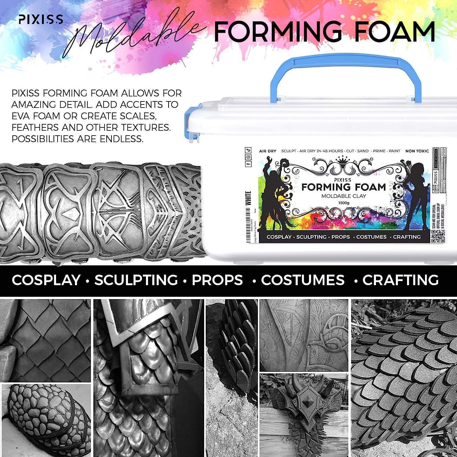 Pixiss - Vente Matériels de bricolage - Pâte à modeler Pixiss - Cospla en pâte à modeler de qualité supérieure8