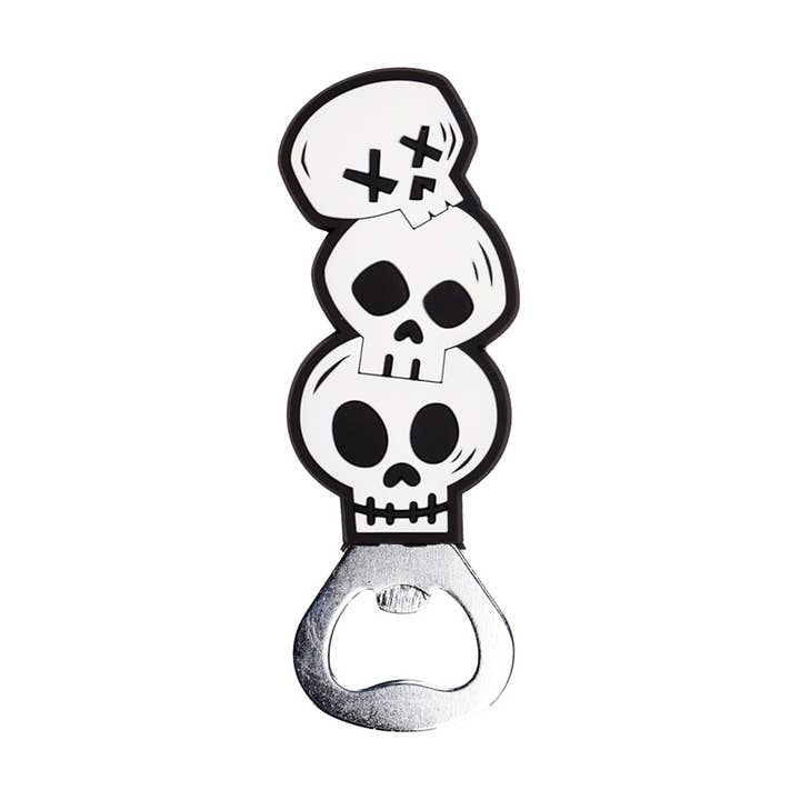 Puckator EU - Wholesale Bottle/Wine Opener - Spooky Skulls PVC Bottle Opener1