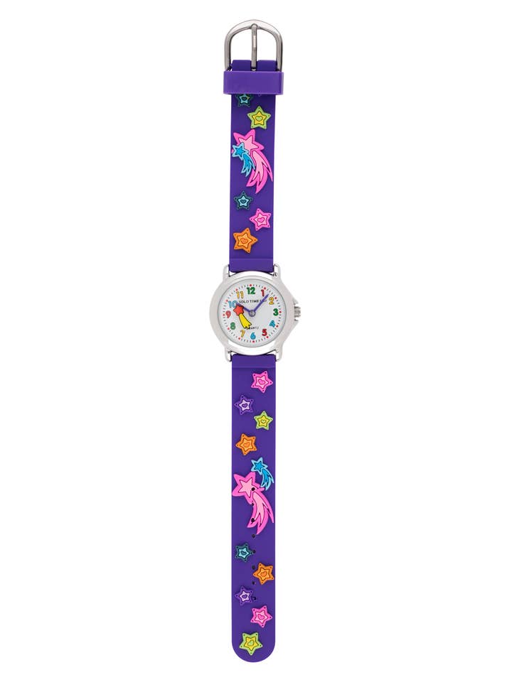 P15- Children's quartz watches with shooting stars for wholesale by Solo Time USA