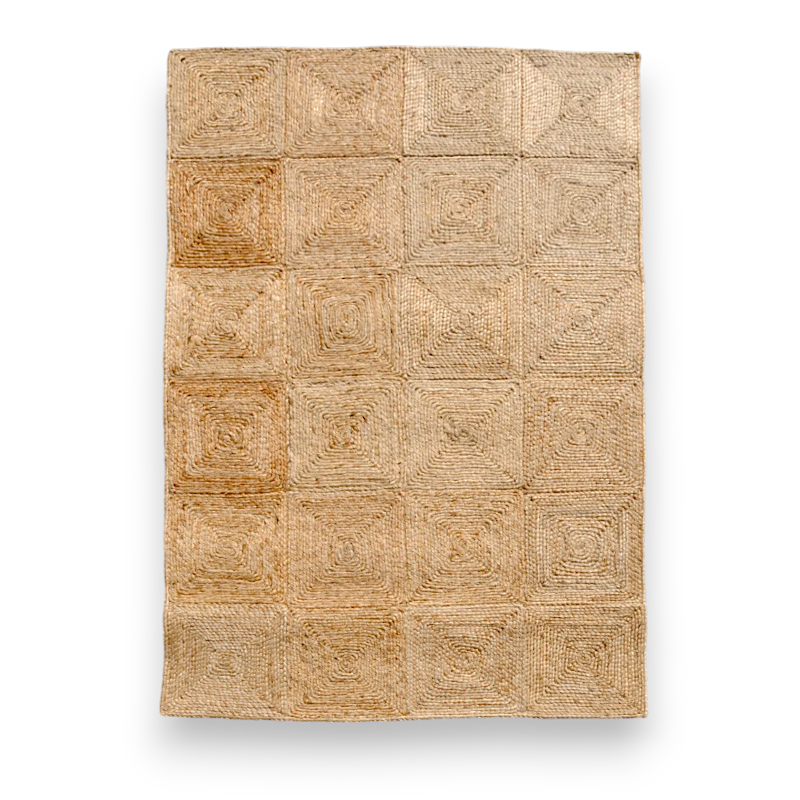 absolutely natural lifestyle - Wholesale Vloerkleed - Rechthoekig handgevlochten jute vloerkleed2