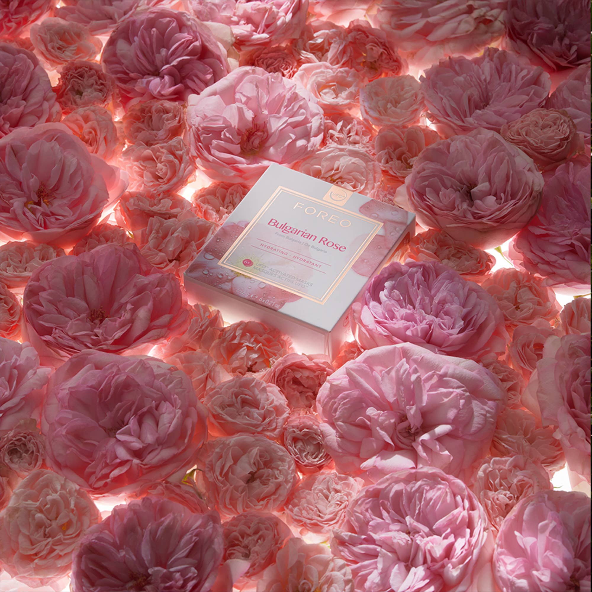 Foreo - Wholesale Skincare Face Mask - UFO™ Activated Mask Bulgarian Rose 6 Pack4