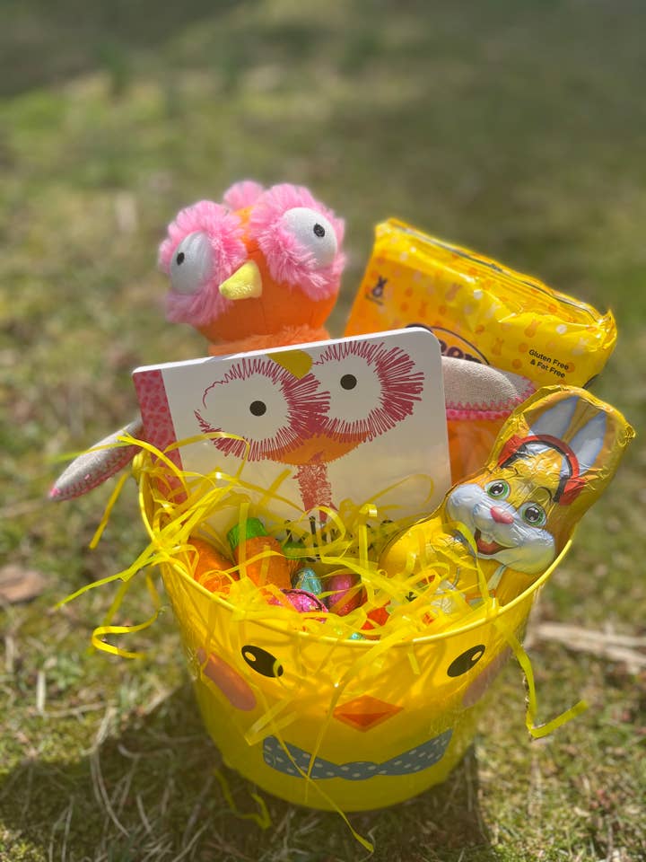 Ollie Soft Plush Toy & Baby Board Book Gift Set for wholesale by Inklings Baby