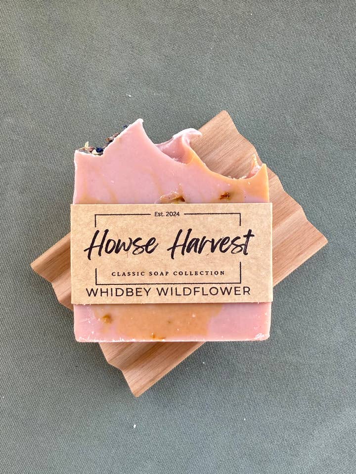Natural Soap Bar - Whidbey Wildflower I Floral Scent for wholesale by Howse Harvest
