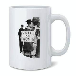 Gotham Gifts - Wholesale Coffee Mug - Votes Women Suffragette Photo Feminist Election Mug 11oz2