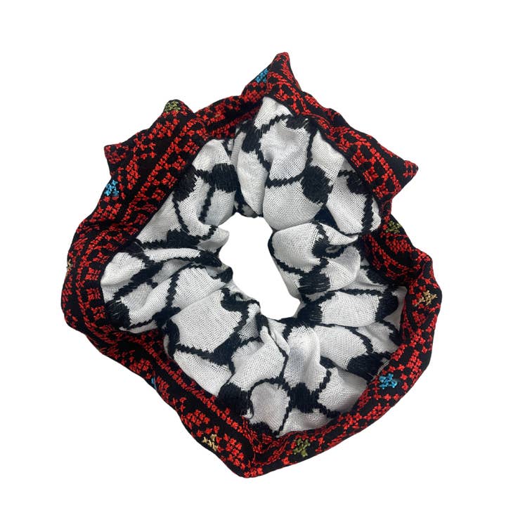 Sitti Social Enterprise - Venta al por mayor Coletero - Mujer - Coleteros Kuffiyeh bordados, hechos a mano