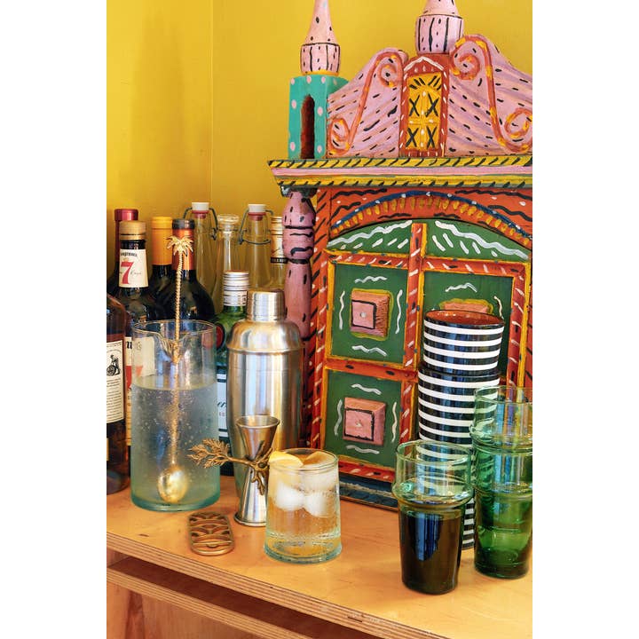 Voyage - Vente Verre/tasse - Verre Bleu Cristal Marocain (24)11