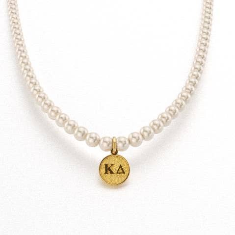 Kappa Delta Sorority Purity Pearl Necklace for wholesale by Shawn Paul