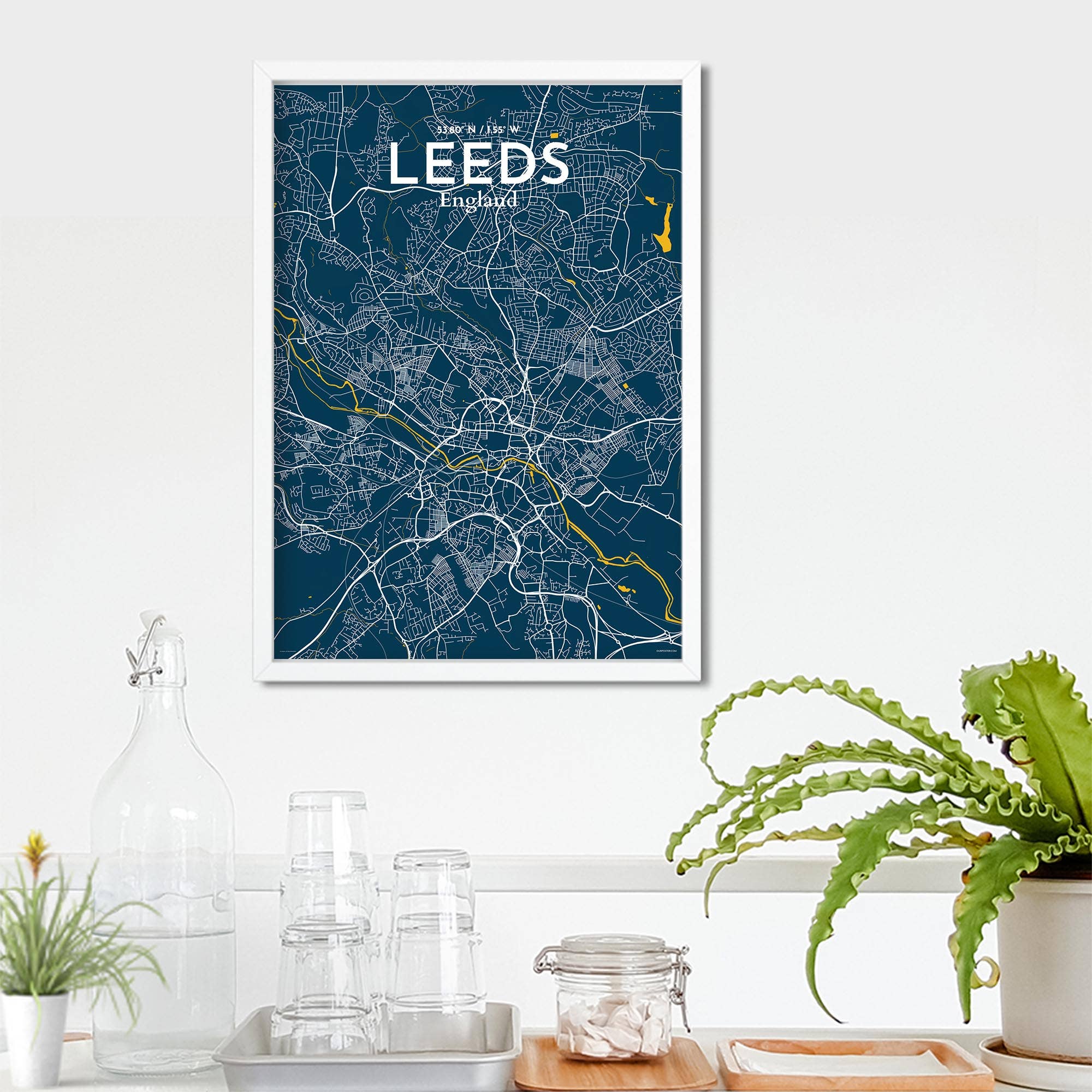 OurPoster.com – wholesale Poster – Leeds karta affisch199