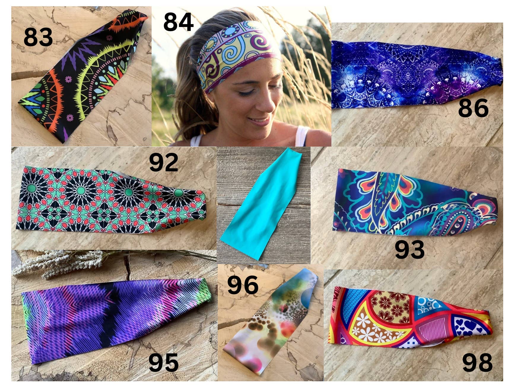 Beautiful Boundaries - Wholesale Yoga Headband - Headbands, set of 3 Yoga headbands, diving headbands0