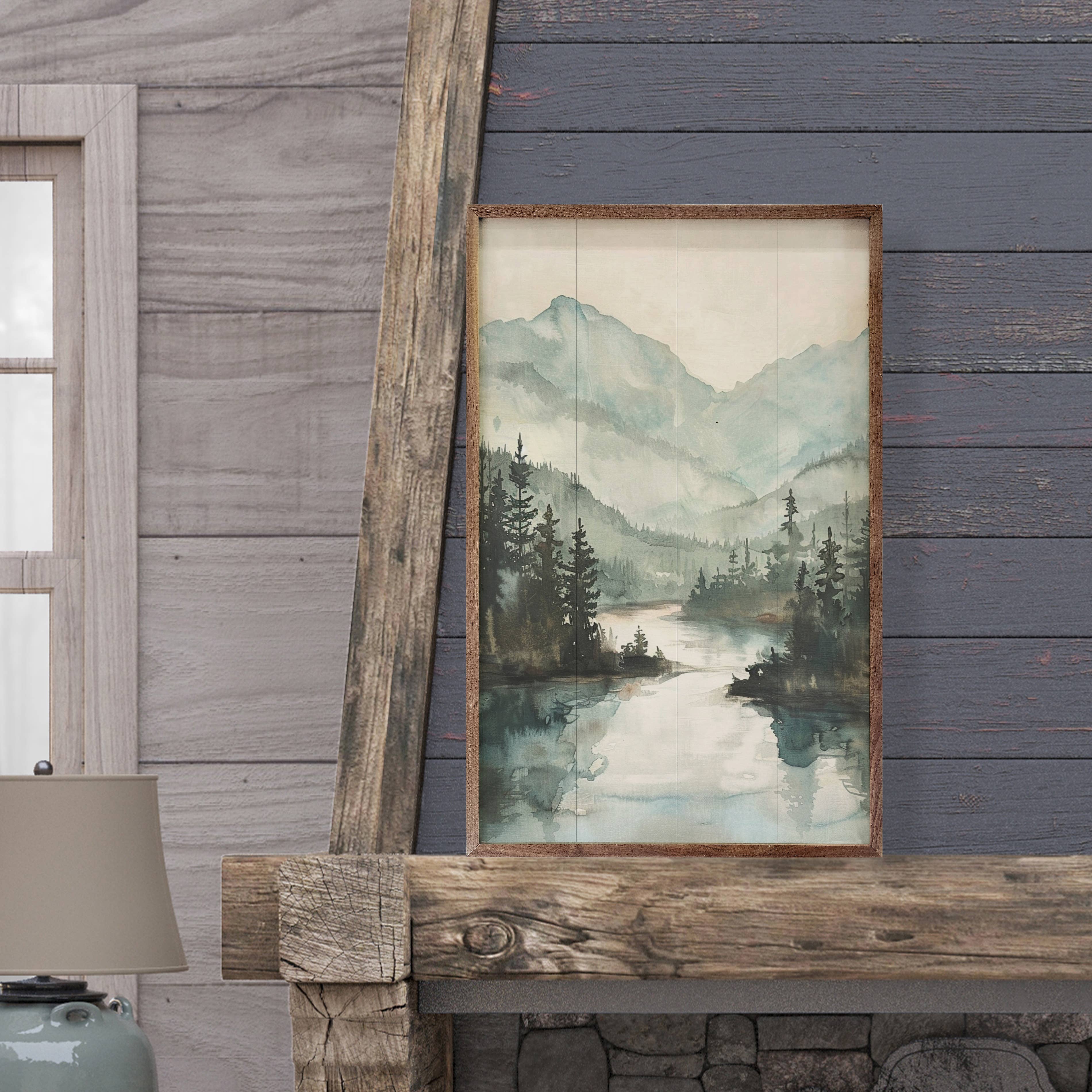 Kendrick Home - Wholesale Art Print - Mountain River View2