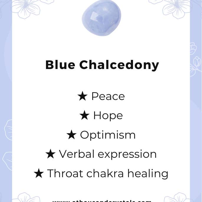 Blauwe chalcedoon voor wholesale door A Thousand Crystals
