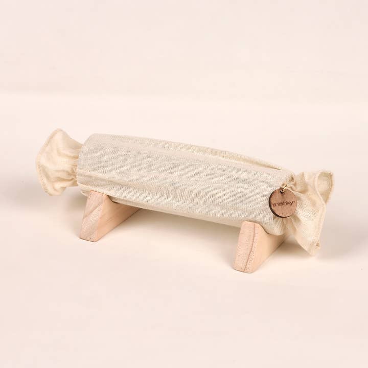 Small Fabric bracelet Display with bases for wholesale by Mishky