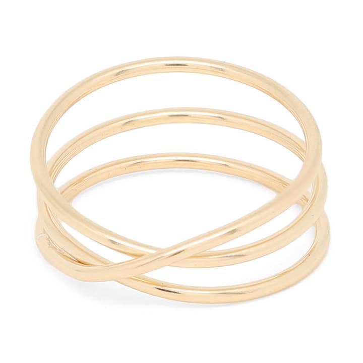 Osmara Infinity Ring for wholesale by Agapantha Jewelry